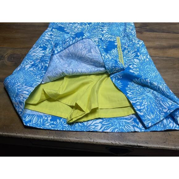 Lilly Pulitzer Ariel Blue Lion In The Sun Jesse Romper Size 10 NWT - Picture 7 of 16